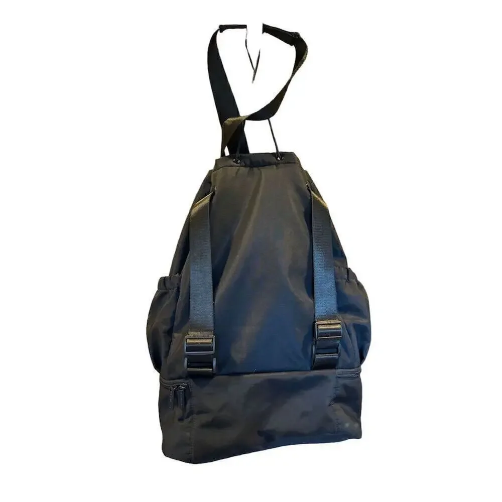 Beyond Yoga Convertible Gym Backpack Black Unisex Casual Durable Spacious